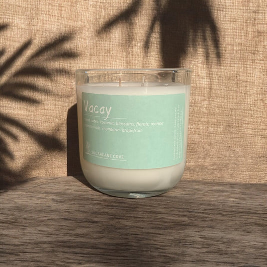 VACAY 11oz Candle - tropical fruit, coconut water, sea moss