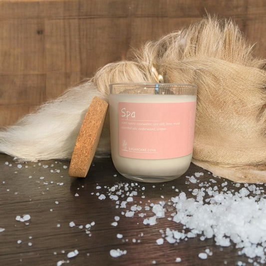 SPA 11oz Candle - rosewater, sea salt, lime leaf