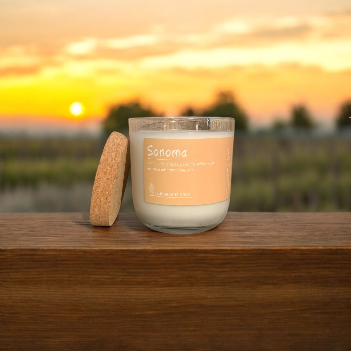SONOMA 11oz Candle - vine grapes, sweet fig, cedar