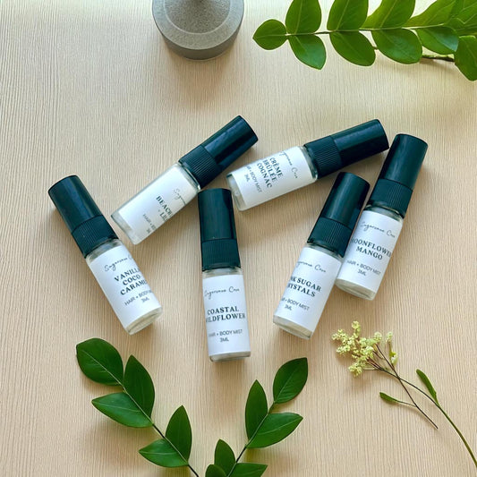 (Trial Size) HAIR + BODY MISTS | Aromatherapy Organic Sprays