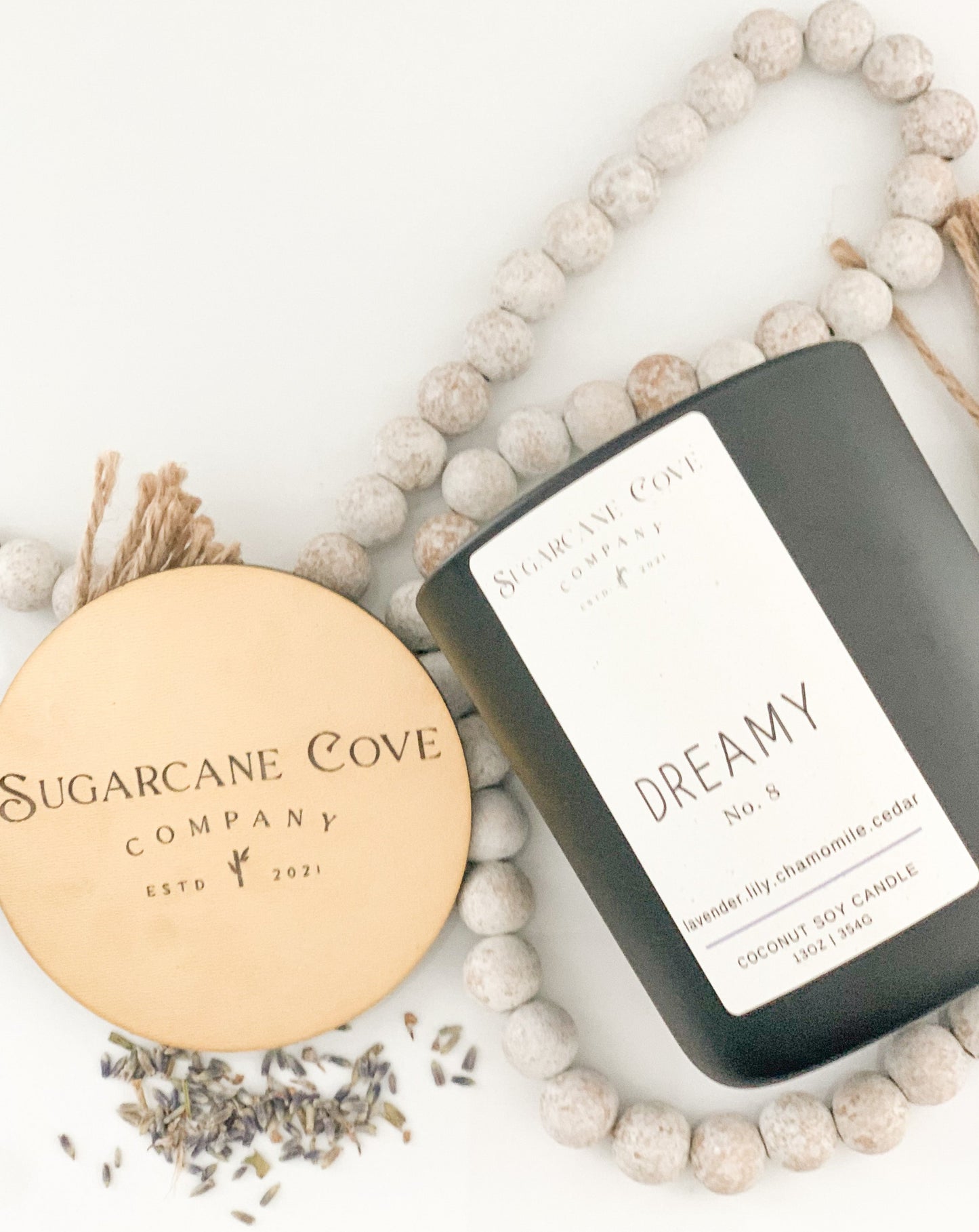 Dreamy Lavender Candle with wooden wick